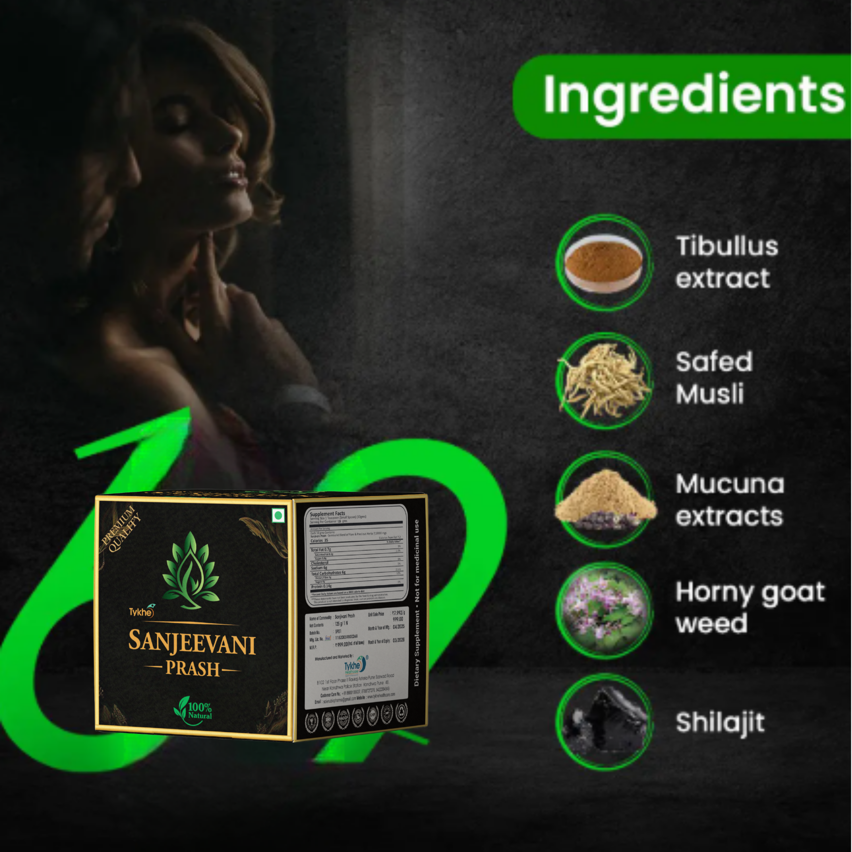 Tykhe's Sanjeevani Prash 125gm