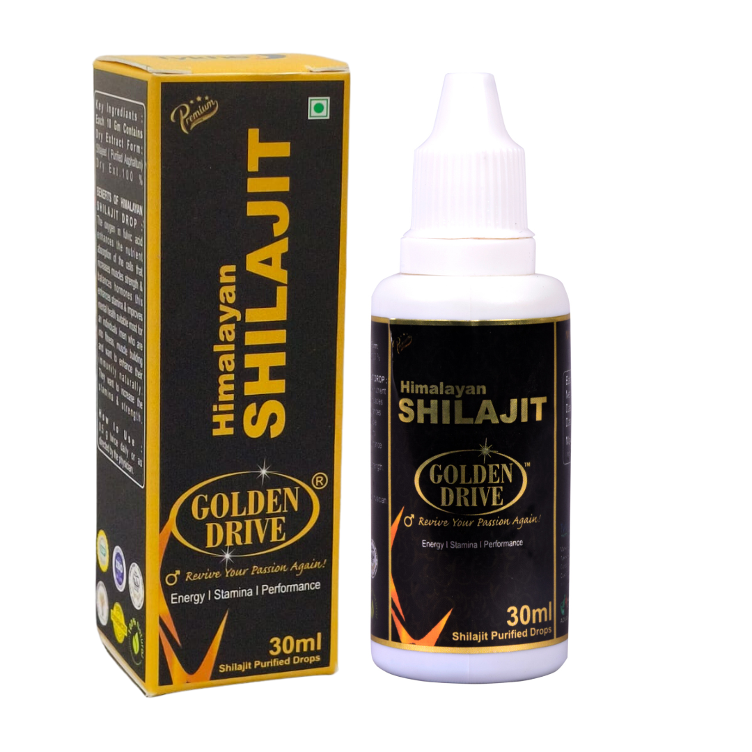 Tykhe Golden Drive Himalayan Shilajit Drops (30ml)