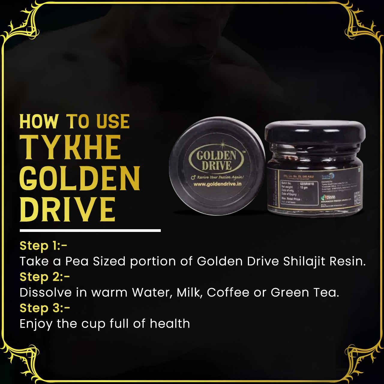 Tykhe Golden Drive Himalayan Shilajit Raisins (15g) BUY 1 GET 1 Free